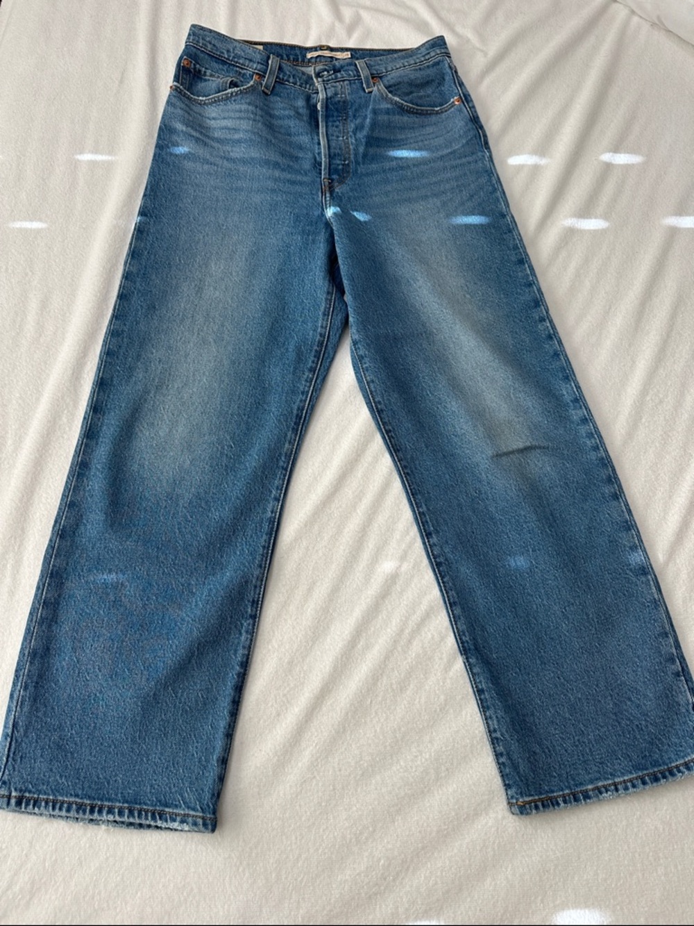 Levi’s Premium Ribcage Straight Ankle Jeans in Dance Around- Size 29